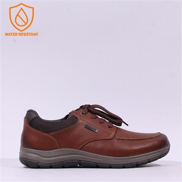 Rieker Men Ari Tex Casual Shoe - Brown Leather